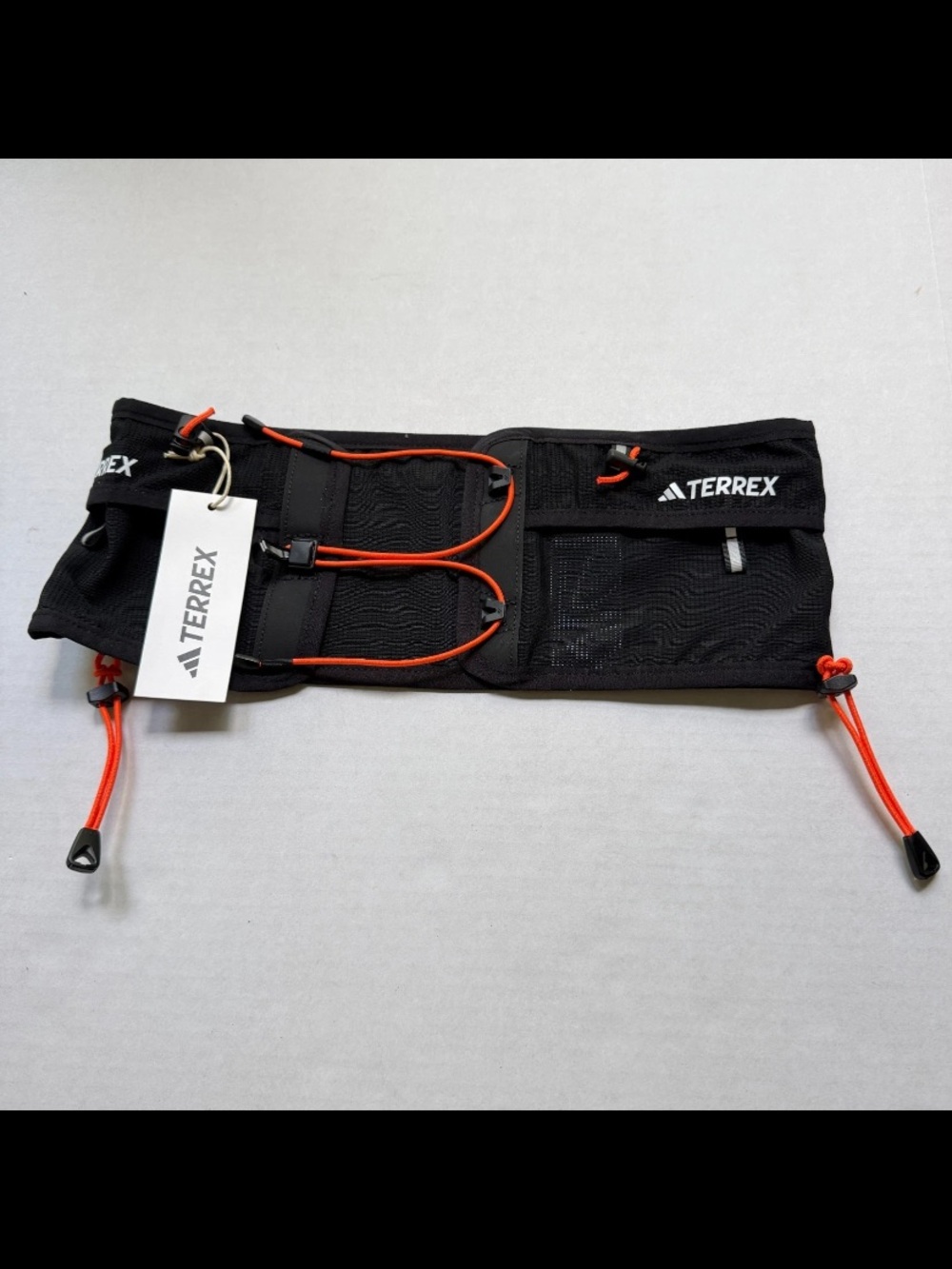 adidas TERREX TRX Trail Running Waist Belt Size Adjustable Reflective Black - Picture 5 of 5